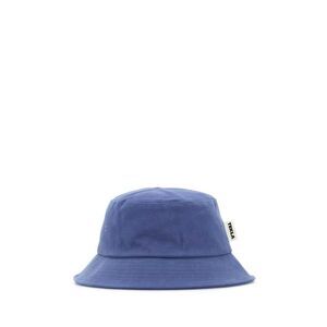 Tekla Unisex Air Force Blue Cotton Bucket Hat